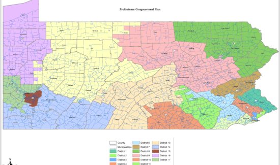 Citizen Drawn Congressional District Map Released as Preliminary Plan